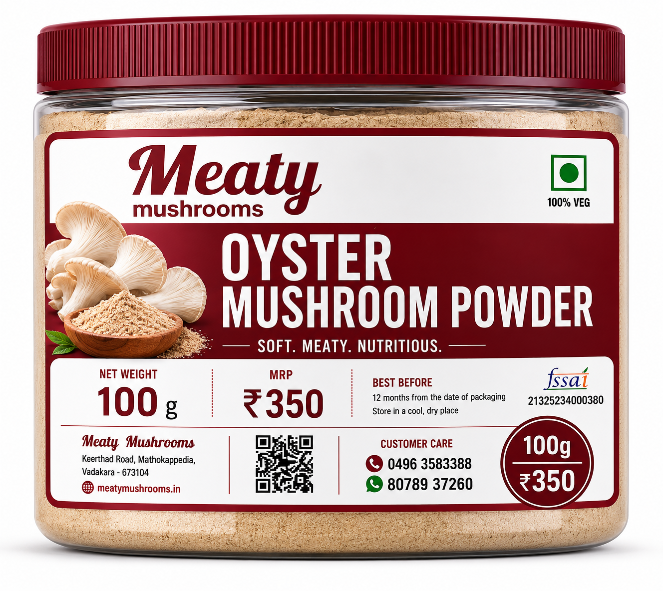 Oyster Mushroom Powder